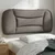 Vidaxl Blazina za vzglavje Hvar taupe 90 cm blago