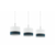 Eglo 38555 - Luster na sajli SPALTINI 3xE27/60W/230V