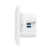 shumee 230V električna vtičnica 2x USB-C vgradna PD 25W hitro polnjenje LogiLink bela