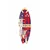 WallXpert dekorativna daska za surf od pleksiglasa Mvsf36L, šarena ilustracija Londona sa Big Benom i krunom, 50 x 100 cm