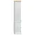 Highboard Bijelo 74 x 38 x 170 cm Čvrsto borovo drvo