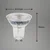 Briloner 0548-003 - KOMPLET 10x LED sijalica GU10/3,5W/230V 3000K