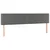 Vidaxl Box spring postelja z vzmetnico siva 200x200 cm umetno usnje