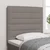 Vidaxl Vzglavje Taupe 100 cm blago