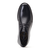 BASE LONDON Muške poluduboke cipele Swan Black Waxy crne