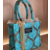 SORENA HANDMADE Tote Likno Ženska torbica, Plava