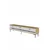 Hanah Home TV komoda Ilay, 180 cm, hrast Sapphire / bela / srebrna