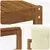 Set vanjskih sofa s jastukom 5 pcs Prirodna i krem