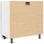 Ormarić s donjim ladicama Lyon Staro drvo 80x46x81,5 cm Konstruirano drvo