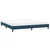 Vidaxl posteljni okvir brez vzmetnice temno modra 200x210 cm žamet