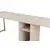 Hanah Home Dupli stilski radni sto Travertine, 240 cm, Boja zlata