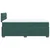 Vidaxl Box spring postelja z vzmetnico temno zelen 120x190 cm žamet