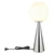 Globo 21031N - Stona lampa PINPAL 1xE27/40W/230V hrom