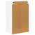 Ormar za Zid LUCCA Betonska siva 50 x 31 x 80 cm
