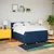 vidaXL vidaXL Box spring postelja z vzmetnico modra 140x200 cm blago, (21307758)