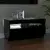 TV ormarić s LED svjetlima crni 80x35x40 cm