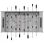 Fuzbal Stol Betonsko Siva 125 x 60,5 x 80 cm Konstruirano drvo