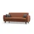 Atelier del Sofa Trosed na razvlačenje Alkon 214x86x77cm Bronzani