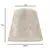 Duolla - Abažur za stonu lampu SOFIA XS E14, prečnik 18,5 cm, bež