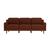 ATELIER DEL SOFA Sofa sa 3 sedišta Robin Extra 3 Tile Red Walnut