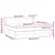Vidaxl Box spring postelja z vzmetnico bela 200x200 cm umetno usnje