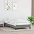 Vidaxl Posteljni okvir brez vzmetnice temno siv 100x200 cm blago