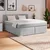 Boxspring Krevet Mira 160/200 cm , siva