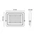 PROSTO LED reflektor 150W LRFK02W-150/WH