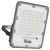 LED prigušiva solarni reflektor LED/100W/3,2V 5000K 10500 mAh IP65 crna + daljinski upravljač