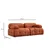 Atelier del Sofa Ugaona garnitura Petite, 190x160 cm, Narandžasta