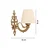 Opviq Zidna lampa Lily, 15x10x13cm, IP20, Zlatno-krem boje