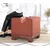 Atelier del Sofa Tabure Lenover, 50x47x50cm, Braon