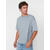 Trendyol Gray Basic 100% Cotton Crew Neck Oversize/Wide-Fit Short Sleeve T-Shirt