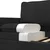 Sofa Crna 126 x 81 x 87,5 cm Baršun