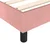 Vidaxl Box spring postelja z vzmetnico roza 90x190 cm žamet