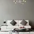 Opviq Luster Fleur-1503, 27cm, 66x66 cm, 6xE27, 40W, Beli