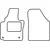 Textile car mats VW Caddy 2004-2020 (front, without fixation)