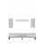 Hanah Home TV komoda Didema 180, bela / travertin