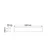 DAWN LED SVETILJKA LL40150 40/50/60W CCT BELA 1,5 met