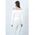 Trend Alacati Stili Ženska bluza Alc-X14558, Krem