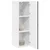 Ormar za Zid PORTO Crna 30 x 31 x 100 cm Konstruirano drvo