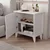 Hanah Home noćni ormarić Adela, 55 cm, beli