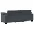 Vidaxl Trosed Temno siv 220x77x82 cm Žamet