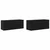 Zidni TV ormar set Zidne 2 pcs Crni hrast 100 x 34,5 x 40 cm