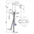 Rosan S2 Baterija za lavabo Black
