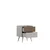 Hanah Home Noćni stočić Milano, 50x62x44 cm, Beli