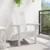 Sklopiva Adirondack stolica Bijelo 80,5 x 74,5 x 92 cm HDPE