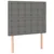 Vidaxl Box spring postelja z vzmetnico temno siva 120x200 cm blago