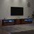 TV ormarić LED boja drva 260x35x40 cm konstruirano drvo