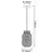 Brilliant - Luster na sajli GIADA 1xE27/40W/230V O 16 cm siva